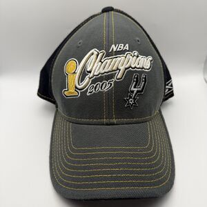 Vintage San Antonio Spurs 2005 NBA Championship Finals Cap Hat  Champions Reebok